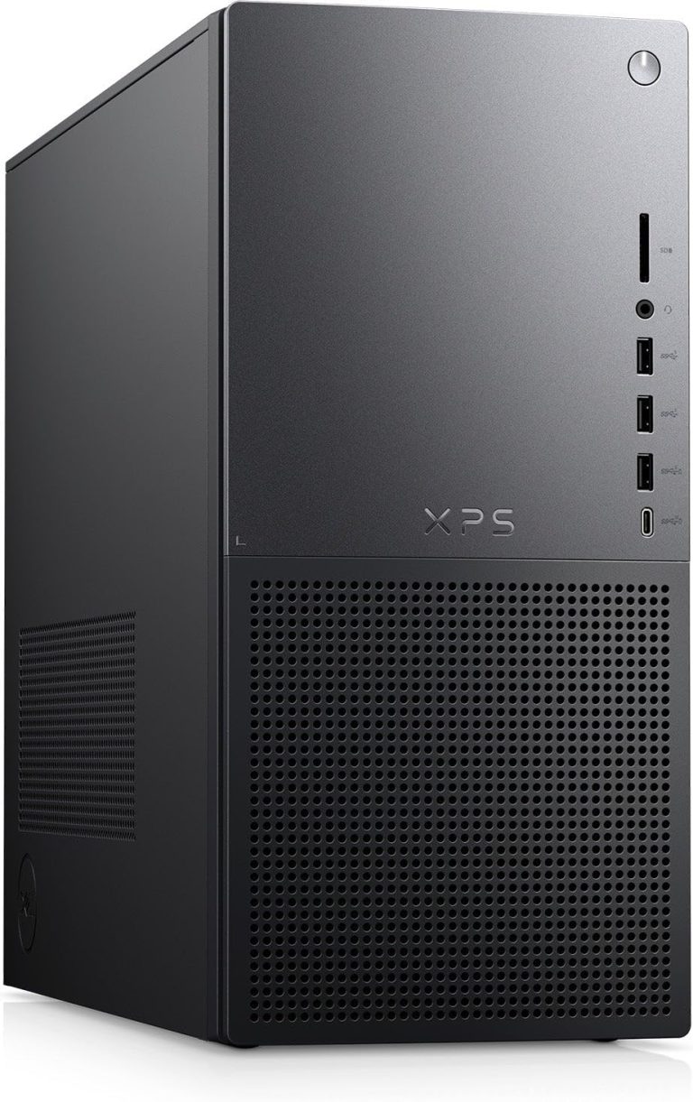 Dell XPS 8960 Desktop Computer Tower 2023 | 13th Gen Intel Core i9-13900K 24-Core CPU, 24GB DDR5 RAM, 4TB NVMe M.2 PCIe SSD + 1TB HDD, Intel UHD Graphics 770, Windows 11 Home