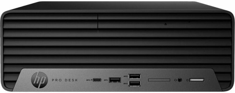HP Pro SFF 400 G9 Desktop Computer – Intel Core i5 12th Gen i5-12500 Hexa-core (6 Core) 3 GHz – 16 GB RAM DDR4 SDRAM – 256 GB M.2 PCI Express NVMe SSD – Small Form Factor – Black (Renewed)