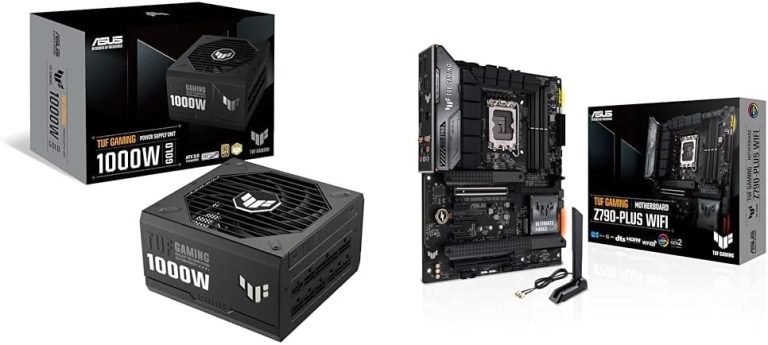 ASUS TUF Gaming 1000W Gold (1000 Watt, ATX 3.0 Compatible Fully Modular Power Supply, 80+ Gold Certified, Military-Grade Components, Dual Ball Bearing, Axial-tech Fan, PCB Coating, 10 Year Warranty)