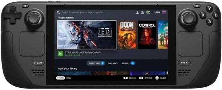 VALVE Steam Deck OLED 1TB SSD + 16GB RAM (International Version) – 7.4″ inch, 90Hz, 1280 x 800px, SteamOS 3.0, Handheld Gaming Console