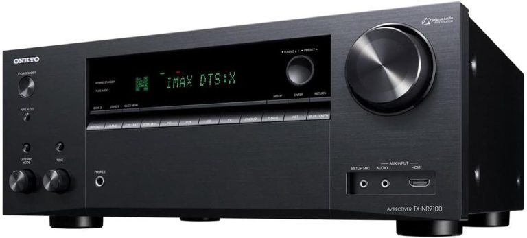 Onkyo TX-NR7100 9.2-Channel 8K/4K Network A/V Receiver, 220W Per Channel at 6 Ohms