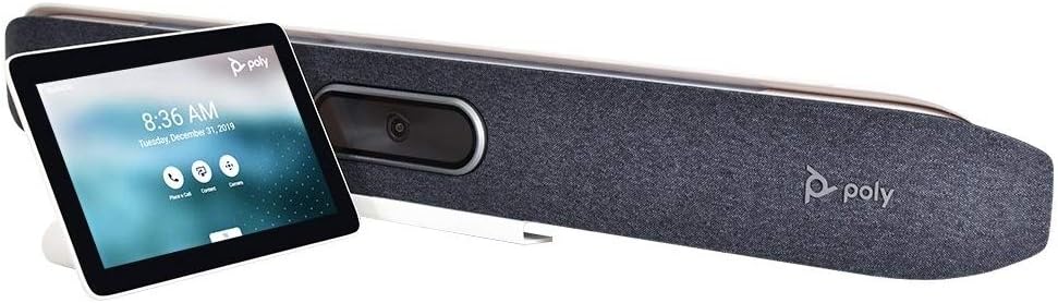 Poly – Studio X50 (Polycom) with TC8 Touch Controller – 4K Video & Audio Bar – Conferencing System for Mid-Size Meeting Rooms – Works with Teams, Zoom & more Poly – Studio X50 (Polycom) with TC8 Touch Controller – 4K Video & Audio Bar – Conferencing System for Mid-Size Meeting Rooms – Works with Teams, Zoom & more