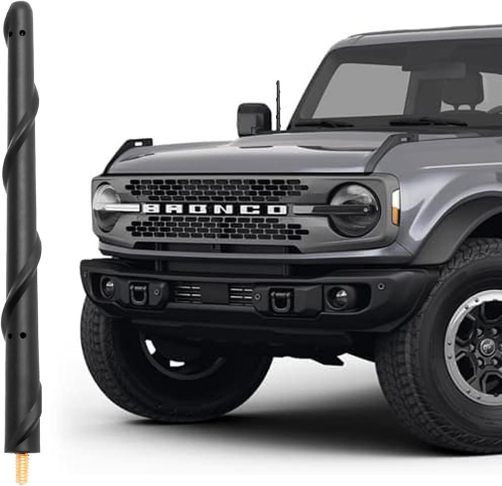 Short Antenna for Ford Bronco 2021-2024 Stubby Antenna Replacement Bronco 2021 2022 2023 2024 Ford Bronco Accessories Short Antenna for Ford Bronco 2021-2024 Stubby Antenna Replacement Bronco 2021 2022 2023 2024 Ford Bronco Accessories