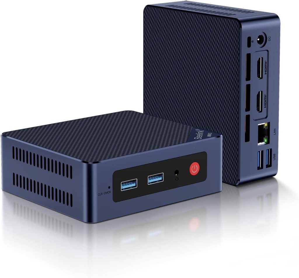 Beelink S12 Pro Mini PC, Intel 12th Gen Alder Lake- N100(up to 3.4GHz), 16GB DDR4 RAM 500GB M.2 SSD, Desktop Computer Support 4K Dual Display/USB3.2/WiFi 6/BT5.2/Gigabit Ethernet for Home/Office Beelink S12 Pro Mini PC, Intel 12th Gen Alder Lake- N100(up to 3.4GHz), 16GB DDR4 RAM 500GB M.2 SSD, Desktop Computer Support 4K Dual Display/USB3.2/WiFi 6/BT5.2/Gigabit Ethernet for Home/Office