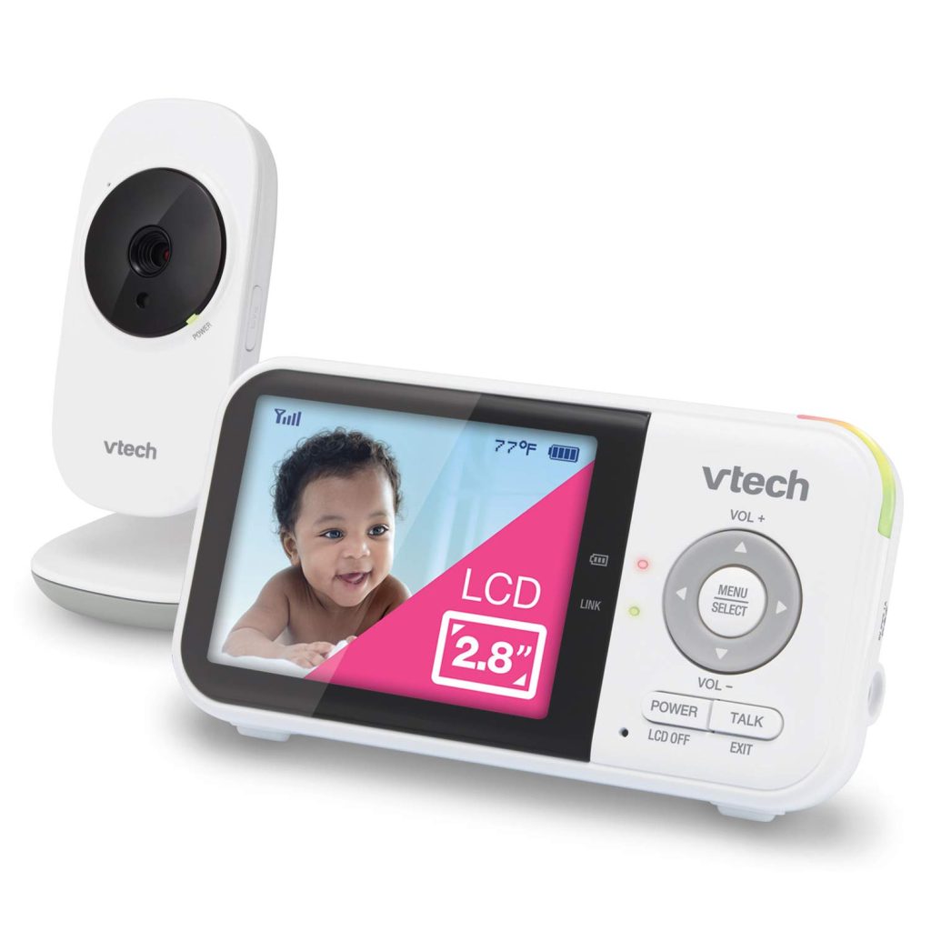VTech VM819 Baby Monitor, 2.8” Screen, Night Vision, 2-Way Audio, Temperature Sensor and Lullabies, Secure Transmission No WiFi VTech VM819 Baby Monitor, 2.8” Screen, Night Vision, 2-Way Audio, Temperature Sensor and Lullabies, Secure Transmission No WiFi