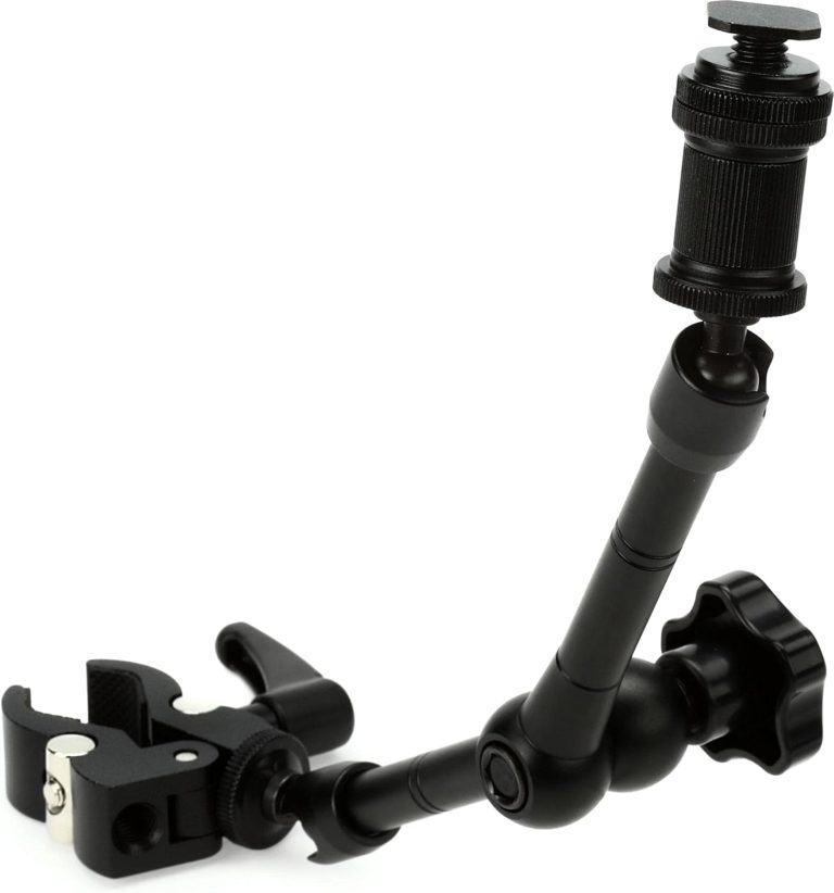 Zoom HRM-11 Handy Recorder Mount, 11-inch Arm, Clamp Mount, Designed to be Used With Zoom Portable Audio and Video Recorders