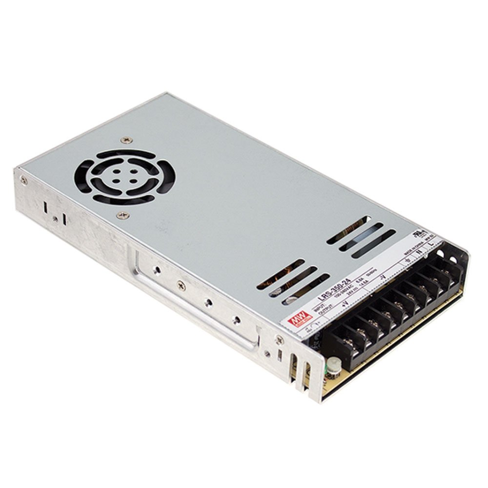 MEAN WELL LRS-350-24 350.4W 24V 14.6 Amp Single Output Switchable Power MEAN WELL LRS-350-24 350.4W 24V 14.6 Amp Single Output Switchable Power