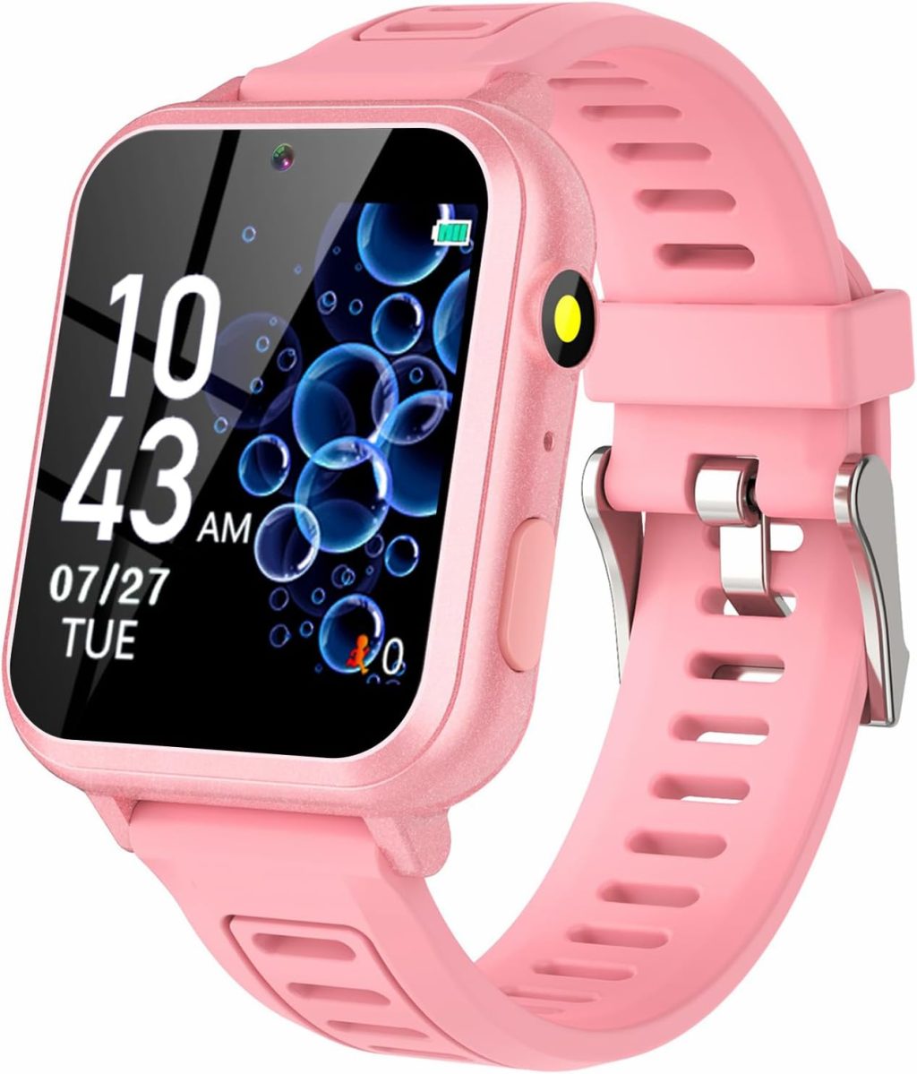 Cosjoype Kids Game Smart Watch Gift for Girls Age 6-12, 24 Puzzle Games HD Touch Screen Kids Watches with Video Camera Music Player Pedometer Flashlight 12/24hr Toys for 7 8 9 10 11 12 Year Old Girls Cosjoype Kids Game Smart Watch Gift for Girls Age 6-12, 24 Puzzle Games HD Touch Screen Kids Watches with Video Camera Music Player Pedometer Flashlight 12/24hr Toys for 7 8 9 10 11 12 Year Old Girls
