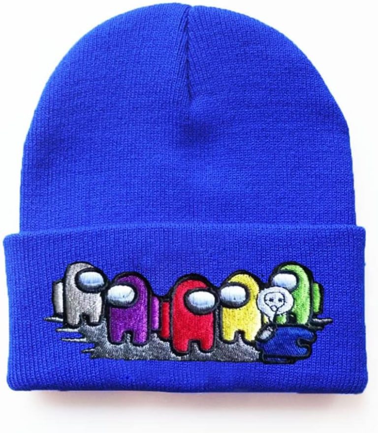Awyjcas Video Game Games Impostor Fashion Trend Classic Winter Warm Knit Hat Beanie Cap for Children Adults Adolescents Cap