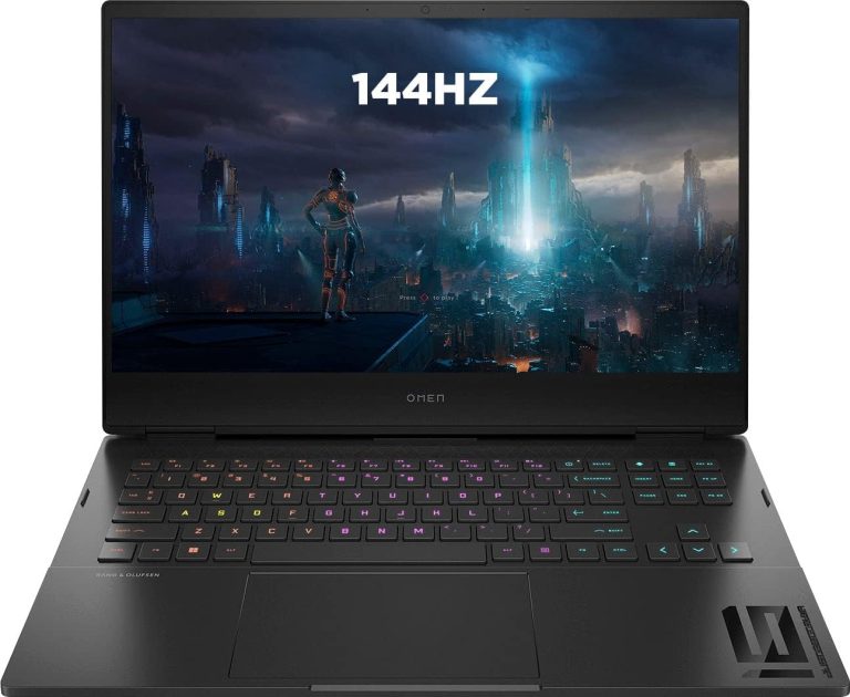 HP Omen Gaming Laptop, 16.1″ WQHD IPS 165Hz, Intel i9-12900H 14-Core, NVIDIA GeForce RTX 3060 6GB GDDR6, 32GB DDR5, 2TB SSD, RGB Backlit Keyboard, Thunderbolt 4, Wi-Fi 6E, Win11 Pro, COU 32GB USB