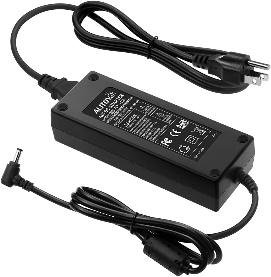 ALITOVE AC 100-240V to DC 12V 10A Power Supply Adapter Converter Transformer 12 Volt 10 Amp 120W with 5.5mm x 2.5mm 2.1mm DC Output Jack for 5050 3528 LED Strip Light CCTV Cameras 3D Printer ALITOVE AC 100-240V to DC 12V 10A Power Supply Adapter Converter Transformer 12 Volt 10 Amp 120W with 5.5mm x 2.5mm 2.1mm DC Output Jack for 5050 3528 LED Strip Light CCTV Cameras 3D Printer