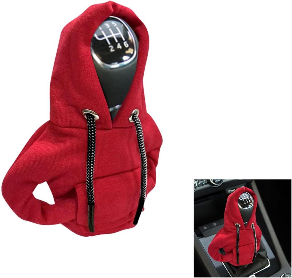 Car Gear Shift Hoodie, Fashionable Gear Shift Knob Cover, Mini Hoodie for Auto Shifter, Auto Interior Cute Gadgets, Universal Car Decor Accessories Car Gear Shift Hoodie, Fashionable Gear Shift Knob Cover, Mini Hoodie for Auto Shifter, Auto Interior Cute Gadgets, Universal Car Decor Accessories