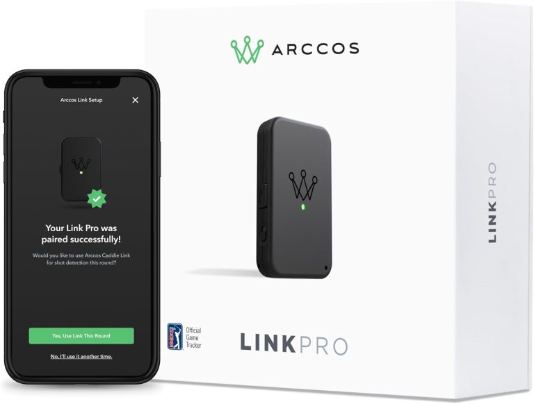 Arccos Link: Track Your Golf Game Without Your Phone, Compatible with Arccos Smart Sensors & Arccos Smart Grips
