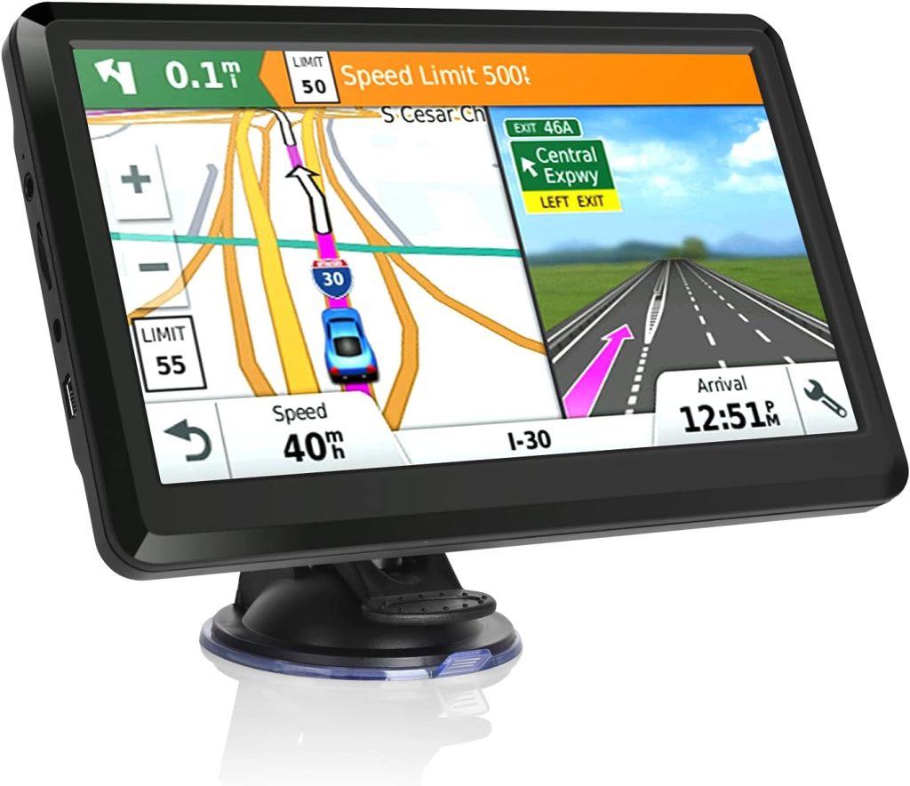 GPS Navigation for Truck RV, 2024 US/CA/MX Maps 7-inch HD Touch Screen,Car GPS, Support Voice Turn Direction Guidance/Speed and Red Light Warning/Custom Truck Routing GPS Navigation for Truck RV, 2024 US/CA/MX Maps 7-inch HD Touch Screen,Car GPS, Support Voice Turn Direction Guidance/Speed and Red Light Warning/Custom Truck Routing