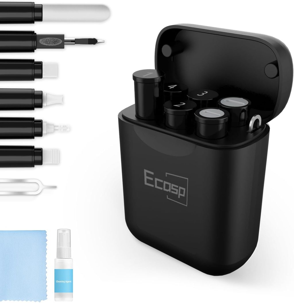 Cleaner Kit for AirPod, Multi-Tool iPhone Cleaning Kit, Cell Phone Cleaning Repair & Recovery iPhone and iPad (Type C) Charging Port, Lightning Cables, and Connectors, Easy to Store and Carry Design Cleaner Kit for AirPod, Multi-Tool iPhone Cleaning Kit, Cell Phone Cleaning Repair & Recovery iPhone and iPad (Type C) Charging Port, Lightning Cables, and Connectors, Easy to Store and Carry Design