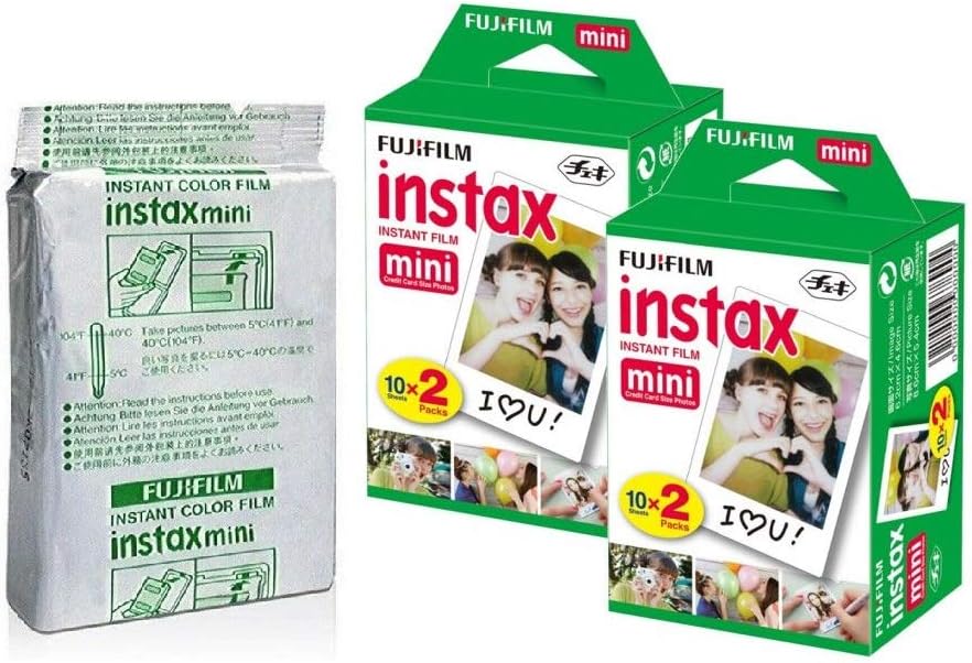 Fujifilm Instax Mini Instant Camera Film for Mini Instant Cameras – Capture Memories Anytime, Anywhere with Sunshine Photo Microfiber Cleaning Cloth… (5 Pack (Total 50 Shoots)) Fujifilm Instax Mini Instant Camera Film for Mini Instant Cameras – Capture Memories Anytime, Anywhere with Sunshine Photo Microfiber Cleaning Cloth… (5 Pack (Total 50 Shoots))