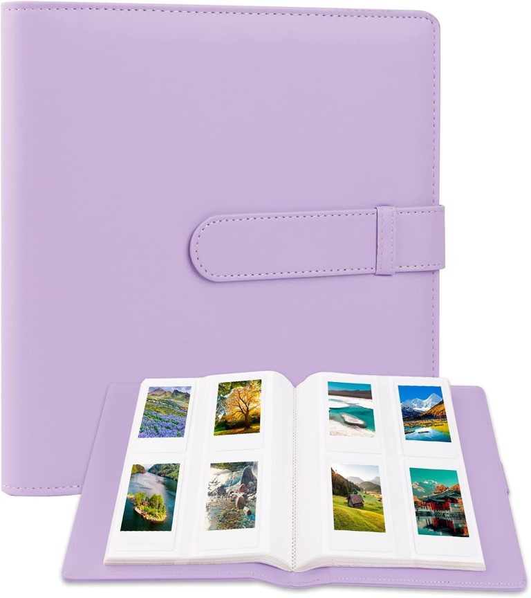256 Photos Album for Fujifilm Instax Mini Camera/Polaroid 2”x3” Pictures, 2×3 Photo Album Book for Fujifilm Instax Mini 1112 evo 9 90 70 40 8 Instant Camera & Fujifilm Instax Mini Films