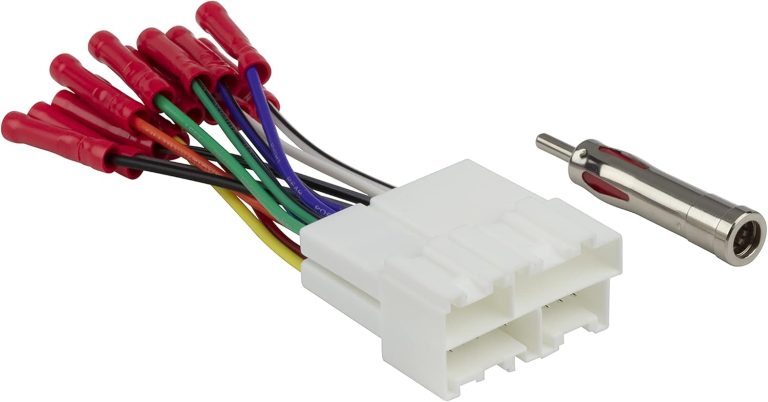 Scosche GM2AB Car Radio Wiring Harness and Antenna Adapter Compatible with Select 1986-05 GM, Buick, Cadillac, Chevy, GMC, Oldsmobile, Pontiac, Saturn Vehicles – Aftermarket Stereo Receiver Wire Kit