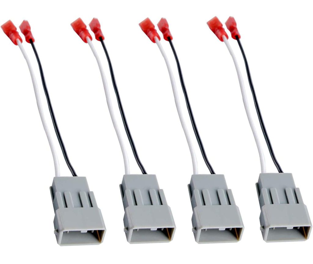 HSTECH 72-7800 2 Pairs (4 Pack) Car Speaker Connector Harnesses for with 1990-Up Honda and Acura Vehicles HSTECH 72-7800 2 Pairs (4 Pack) Car Speaker Connector Harnesses for with 1990-Up Honda and Acura Vehicles