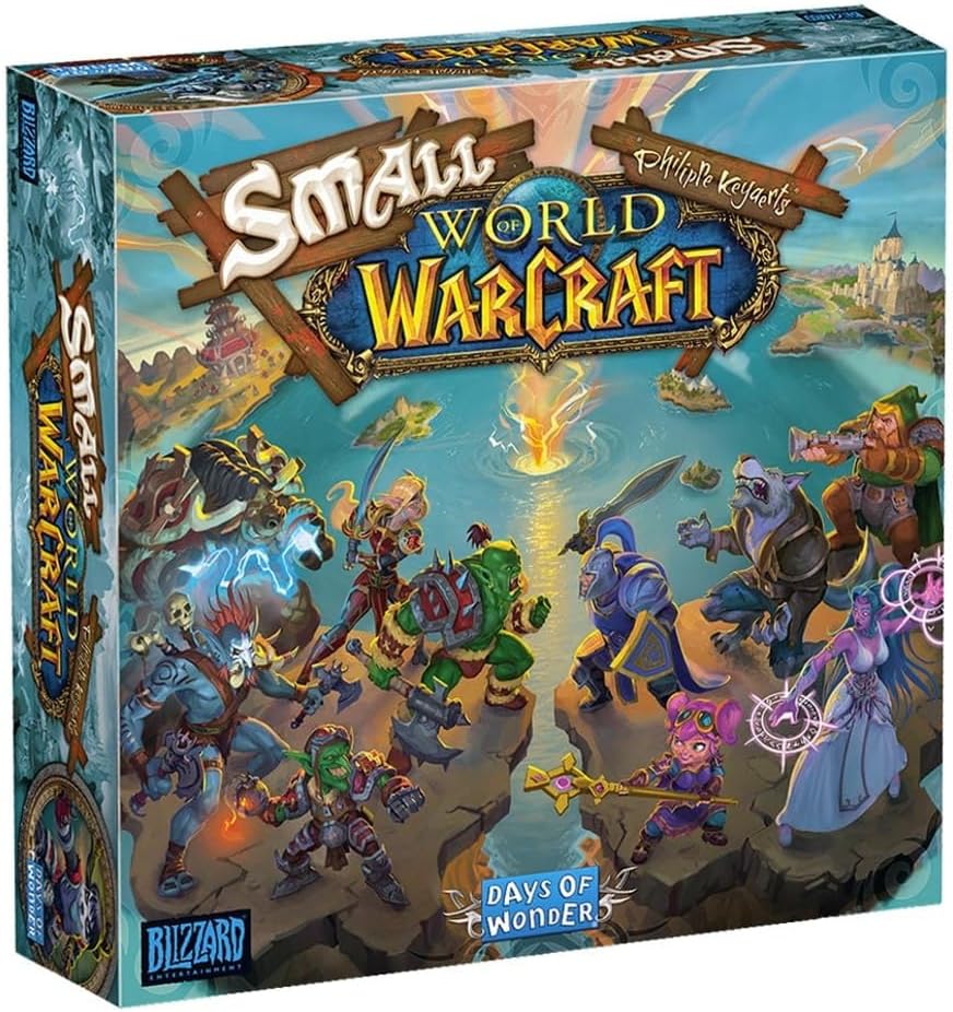 Small World of Warcraft Board Game – Fantasy Civilization Strategy Game, Family Game for Kids & Adults, Ages 8+, 2-5 Players, 40-80 Min Playtime, Made by Days of Wonder Small World of Warcraft Board Game – Fantasy Civilization Strategy Game, Family Game for Kids & Adults, Ages 8+, 2-5 Players, 40-80 Min Playtime, Made by Days of Wonder