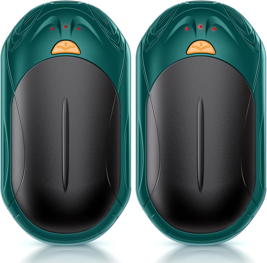 AI Hand Warmers Rechargeable 2 Pack, 6000mAh Electric Hand Warmers, AI Smart Chips 20Hrs Long Safe Heat, Portable Pocket Heater, Gifts for Christmas, Outdoor, Golf, Hunting, Camping Accessories AI Hand Warmers Rechargeable 2 Pack, 6000mAh Electric Hand Warmers, AI Smart Chips 20Hrs Long Safe Heat, Portable Pocket Heater, Gifts for Christmas, Outdoor, Golf, Hunting, Camping Accessories