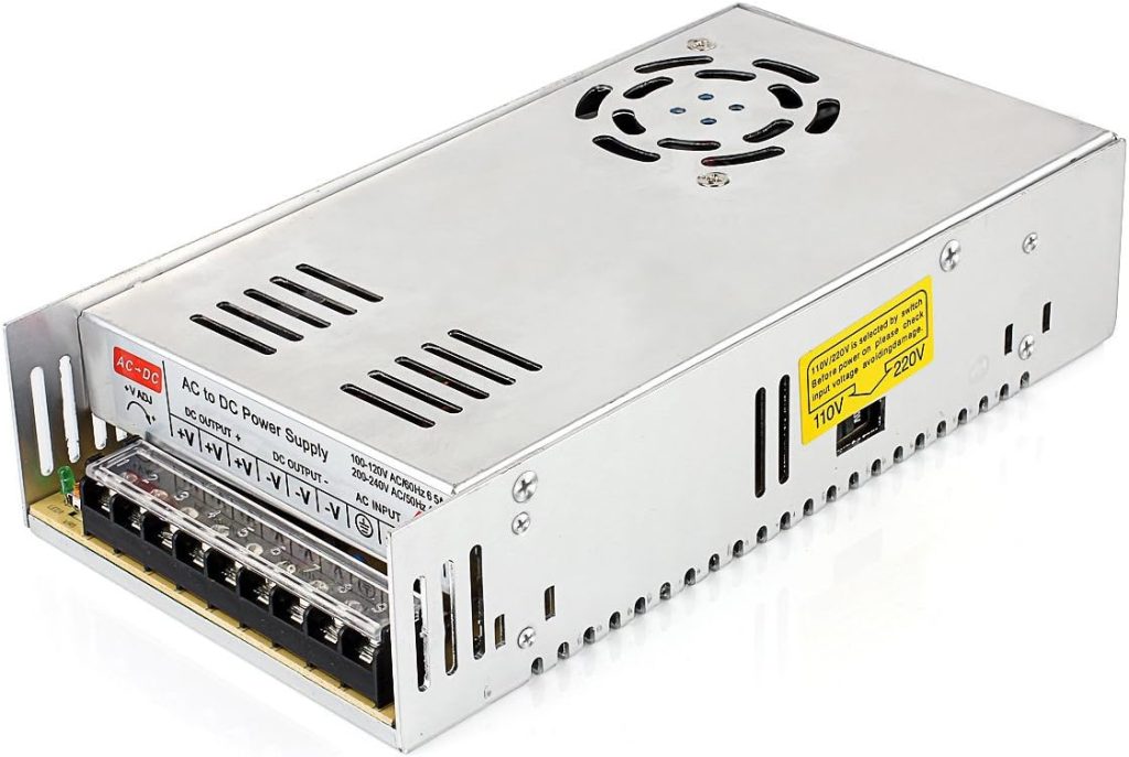 SUPERNIGHT 12V 30A Switching Power Supply, 110-240 Volt AC to DC 360W Universal Regulated Switching Transformer Adapter Driver for 3D Printer, CCTV, Radio, LED Strip Lights,Computer Project SUPERNIGHT 12V 30A Switching Power Supply, 110-240 Volt AC to DC 360W Universal Regulated Switching Transformer Adapter Driver for 3D Printer, CCTV, Radio, LED Strip Lights,Computer Project