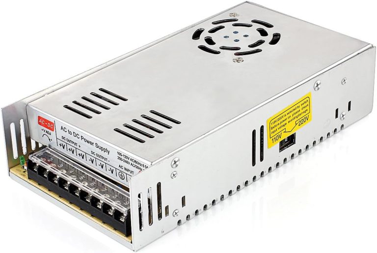 SUPERNIGHT 12V 30A Switching Power Supply, 110-240 Volt AC to DC 360W Universal Regulated Switching Transformer Adapter Driver for 3D Printer, CCTV, Radio, LED Strip Lights,Computer Project