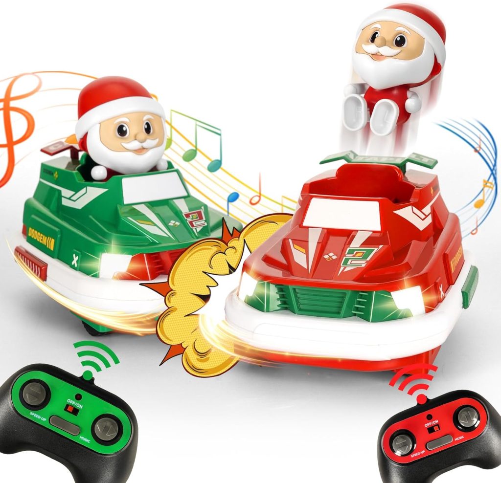 Remote Control Bumper Cars Toys, RC Race Vehicles Playset for Ages 5-7 Kids, Electronic Bump & Pop-up Game with 2 Figures, Christmas Birthday Gift for 3 4 5 6 7 8 Year Old Boys (Christmas) Remote Control Bumper Cars Toys, RC Race Vehicles Playset for Ages 5-7 Kids, Electronic Bump & Pop-up Game with 2 Figures, Christmas Birthday Gift for 3 4 5 6 7 8 Year Old Boys (Christmas)