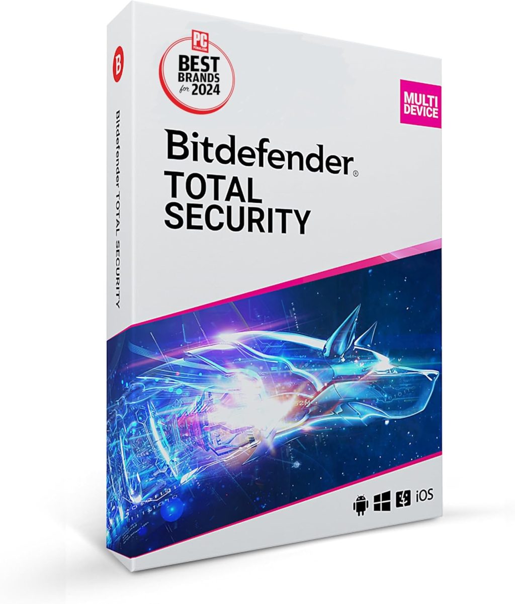 Bitdefender Total Security 2024 – Complete Antivirus and Internet Security Suite – 5 Devices | 2 year Subscription | PC/Mac | Activation Code by Mail Bitdefender Total Security 2024 – Complete Antivirus and Internet Security Suite – 5 Devices | 2 year Subscription | PC/Mac | Activation Code by Mail