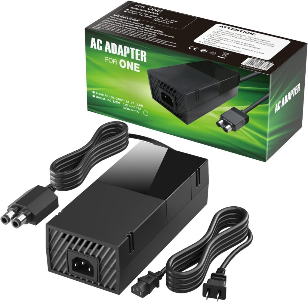 Puning Power Supply Brick for Xbox One,100V-240V AC Adapter Power Supply Compatible with Xbox One Console Puning Power Supply Brick for Xbox One,100V-240V AC Adapter Power Supply Compatible with Xbox One Console