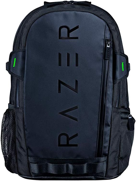 Razer Rogue v3 16″ Gaming Laptop Backpack: Travel Carry On Computer Bag – Tear and Water Resistant – Mesh Side Pocket – Fits 16 inch Notebook – Black