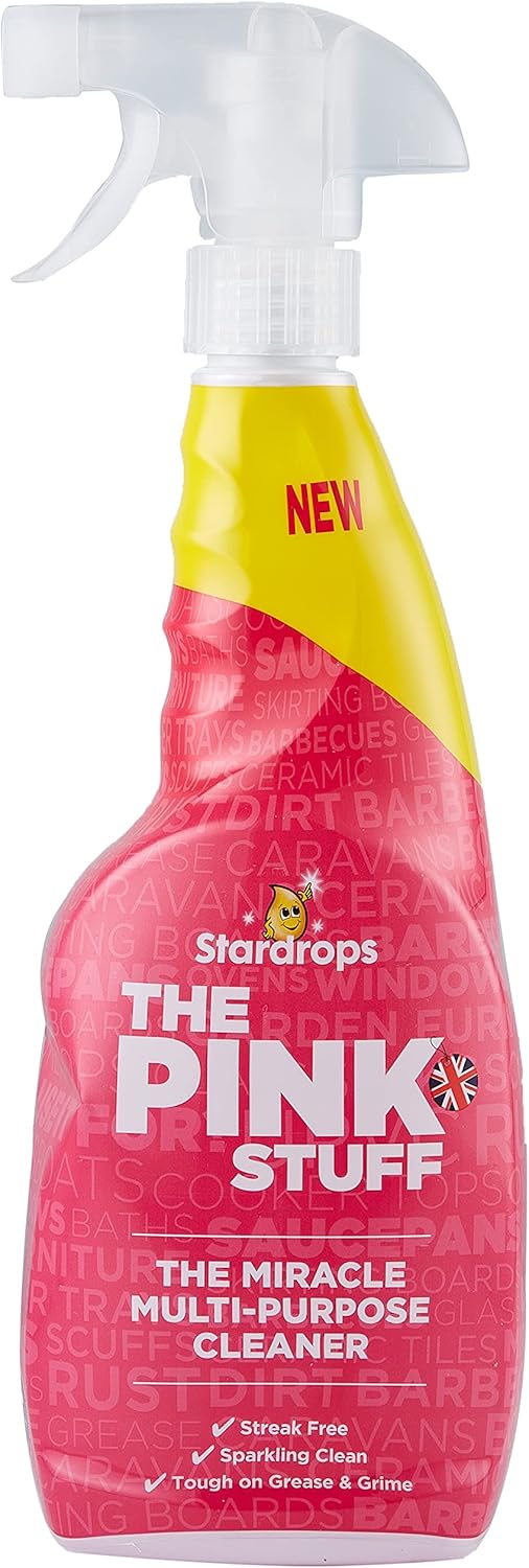 Stardrops – The Pink Stuff Miracle Multi-Purpose Cleaner – Removes Grease, Grime, and Stains on Kitchens, Bathrooms, Floors, and More