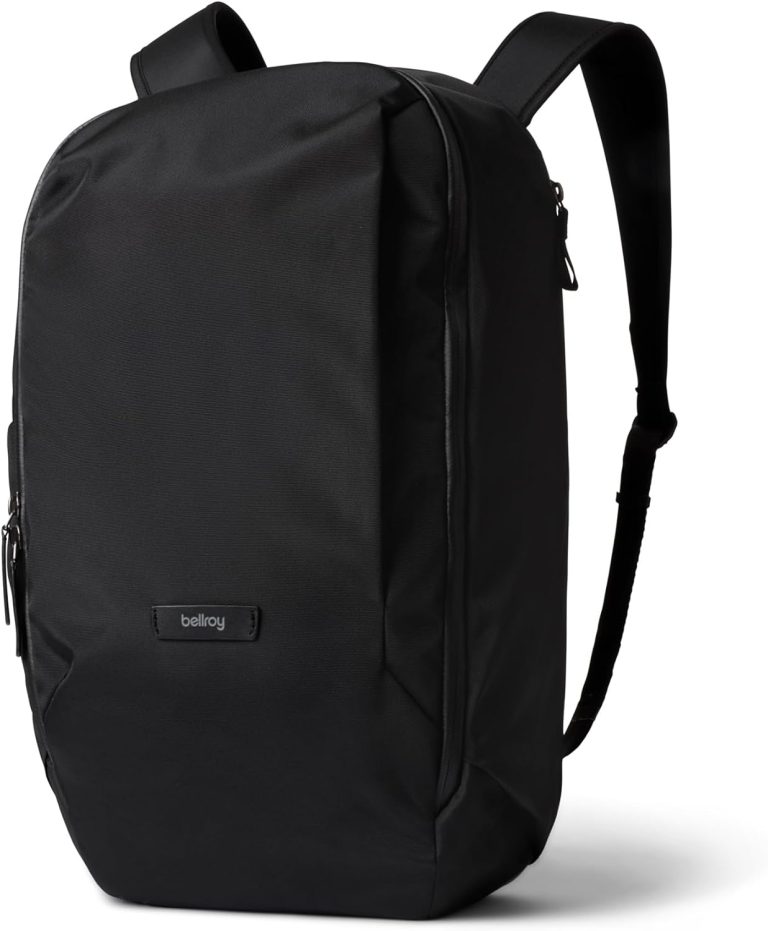 Bellroy Transit Workpack Second Edition (20L, fits 16” laptops, tech, gym gear, water bottle, daily essentials)- Black