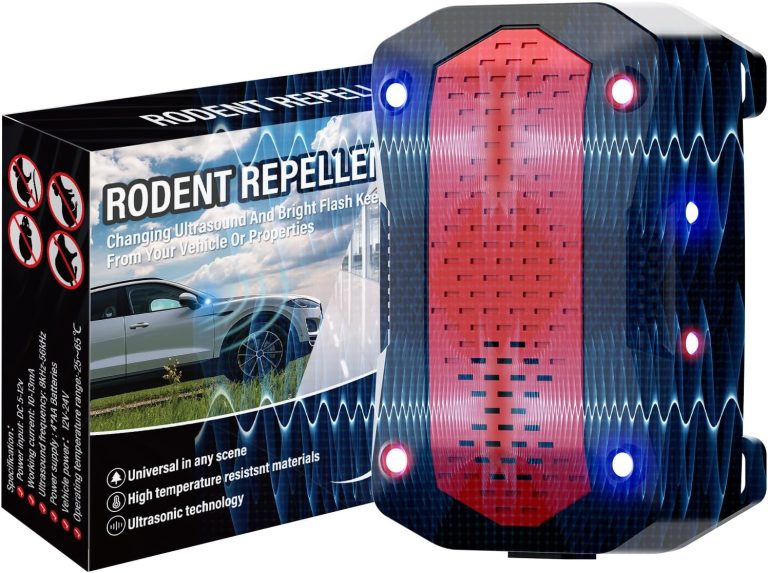 Rodent Repellent for Car Engines buzzkick 3 in 1 Ultrasonic Pest Repeller Mouse Repellent for Outside Rat Deterrent Outdoor Indoor Electronic Mouse Repellent Devices Keeping Rodents Out of Car House