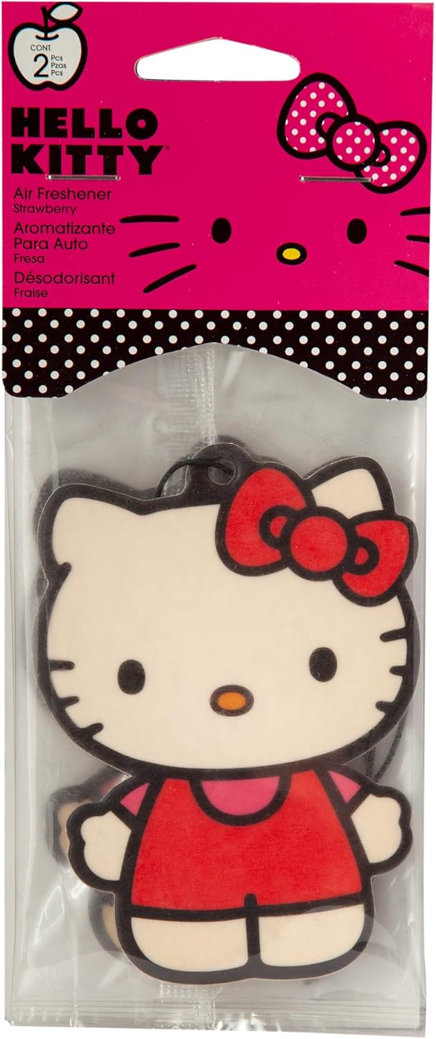 Hello Kitty Air Freshener – Strawberry Scent – 2 Pack Hello Kitty Air Freshener – Strawberry Scent – 2 Pack