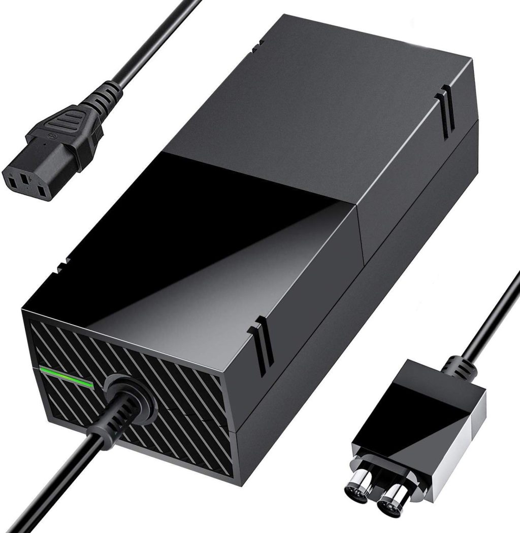 SUMLINK Power Supply Brick for Xbox One, AC Adapter Cable Replacement Kit for Xbox One Console Games, Auto Voltage 100-240V, Black SUMLINK Power Supply Brick for Xbox One, AC Adapter Cable Replacement Kit for Xbox One Console Games, Auto Voltage 100-240V, Black
