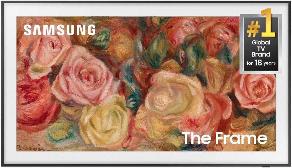 SAMSUNG 55-Inch Class QLED 4K LS03D The Frame Series Quantum HDR Smart TV w/ Dolby Atmos, Art Mode, Anti-Reflection, Customizable Frame, Slim Fit Wall Mount with Alexa Built-In (QN55LS03D, 2024 Model) SAMSUNG 55-Inch Class QLED 4K LS03D The Frame Series Quantum HDR Smart TV w/ Dolby Atmos, Art Mode, Anti-Reflection, Customizable Frame, Slim Fit Wall Mount with Alexa Built-In (QN55LS03D, 2024 Model)