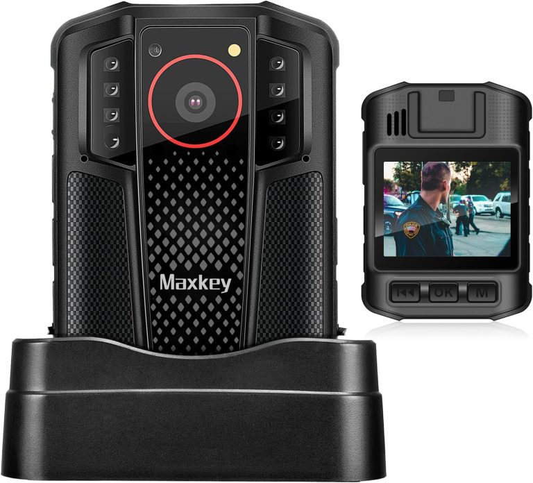 S03 4K GPS Body Camera，Video Recording and Ultra Infrared Night Vision, Waterproof Body Worn Camera with Magnet Mount, Police Body Camera Fast Charging for Law Enforcement, Delivery