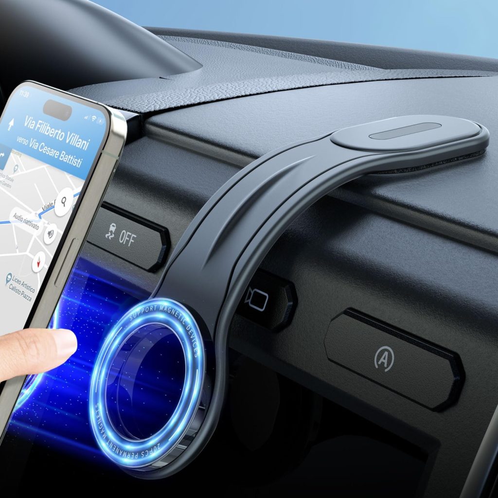 eSamcore for MagSafe Car Mount Detachable, Bendable Aluminum Arm Magnetic Phone Holder for Car【20 Strong Magnets】 Cell Phone Mount for Car Dash Fit iPhone 16 15 14 13 Pro Max Mini Mag Safe Accessories eSamcore for MagSafe Car Mount Detachable, Bendable Aluminum Arm Magnetic Phone Holder for Car【20 Strong Magnets】 Cell Phone Mount for Car Dash Fit iPhone 16 15 14 13 Pro Max Mini Mag Safe Accessories