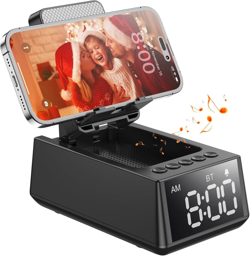 Birthday Gifts for Men Women, Cell Phone Stand Bluetooth Speaker with Anti-Slip Base, Hd Surround Sound, Cool Multi Functional Gadget, Unique Gift for Him, Her, Husband, Wife, Dad, Mom Birthday Gifts for Men Women, Cell Phone Stand Bluetooth Speaker with Anti-Slip Base, Hd Surround Sound, Cool Multi Functional Gadget, Unique Gift for Him, Her, Husband, Wife, Dad, Mom