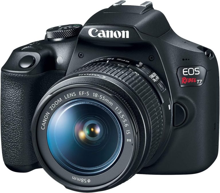 Canon EOS Rebel T7 18-55mm f/3.5-5.6 is II Kit (Renewed)