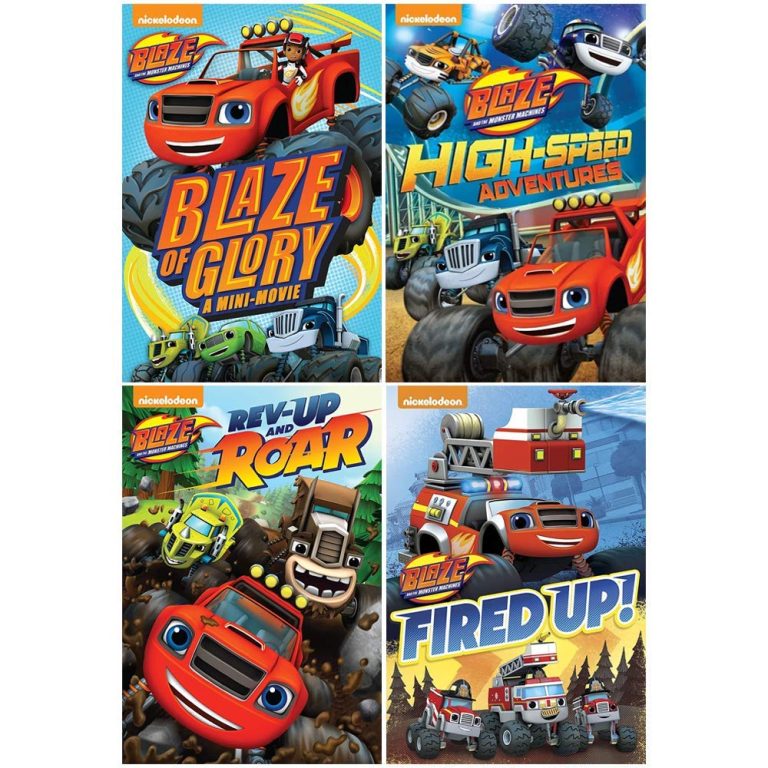 Blaze and the Monster Machines: TV Series DVD Collection – 14 Complete Episodes + Blaze of Glory Video Storybook