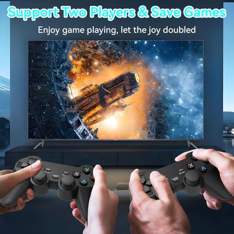 Wireless Retro Game Console with Built in 20000 Games,M8 4K Retro Game Stick Plug and Play Video Game Console HDMI Output for TV, Ideals Christmas