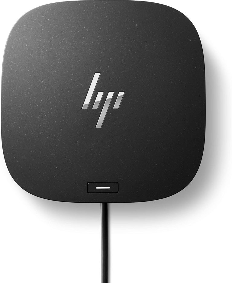 HP USB-C Dock G5-8 in 1 Adapter for Both USB-C and Thunderbolt-Enabled Laptops, PCs, & Notebooks – Single Cable for Charging, Networking, or Data Transfers – Great for Secure & Remote Management