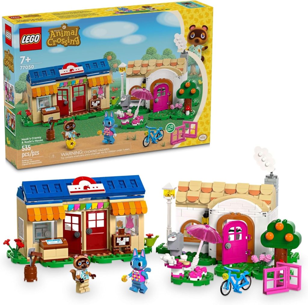LEGO Animal Crossing Nook’s Cranny & Rosie’s House, Buildable Video Game Toy for Kids, Includes 2 Animal Crossing Toy Figures, Birthday Gift Idea for Girls and Boys Aged 7 and Up, 77050 LEGO Animal Crossing Nook’s Cranny & Rosie’s House, Buildable Video Game Toy for Kids, Includes 2 Animal Crossing Toy Figures, Birthday Gift Idea for Girls and Boys Aged 7 and Up, 77050