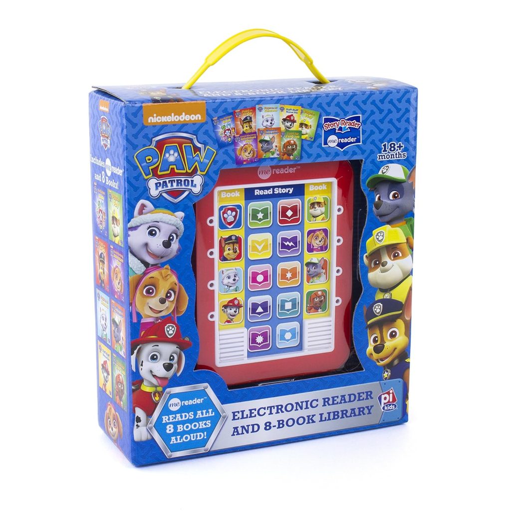 Nickelodeon Paw Patrol Chase, Skye, Marshall, and More! – Me Reader Electronic Reader and 8 Sound Book Library – PI Kids Nickelodeon Paw Patrol Chase, Skye, Marshall, and More! – Me Reader Electronic Reader and 8 Sound Book Library – PI Kids
