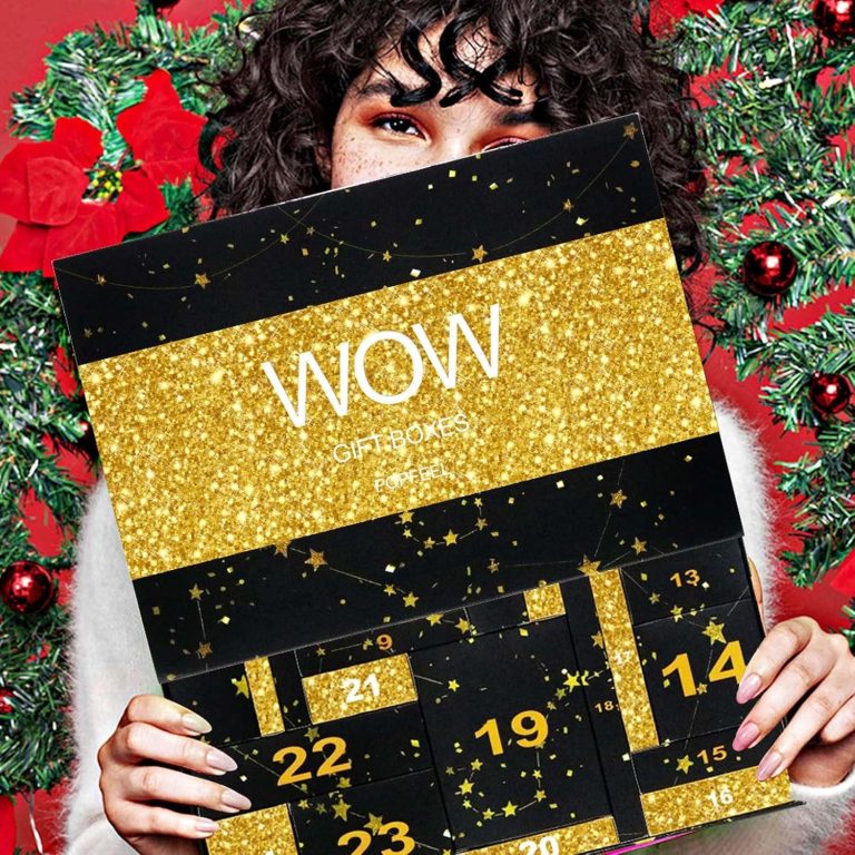 Makeup Advent Calendar 2024-24 Days of Beauty Advent Calendar Gift Set, 24 Individually Boxed Makeup & Cosmetic for Women Girl, Enjoy 24 Days of Countdown Surprises (A)