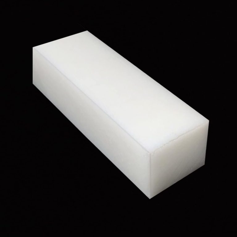High-Density Polyethylene (HDPE) Plastic Block 2″ x 3″ x 6″,HDPE Plastic Tapping Block for Machining,Home Improvements,DIY Projects (White)