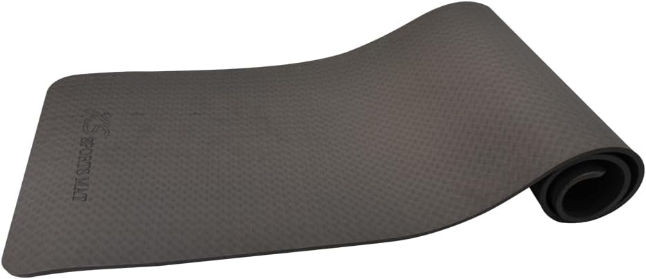 KS Premium Yoga Mat – TPE Material, Excellent Resilience, Non Slip, 72” x 24” Extra Thick 0.4″(10 mm) with Carrying Strap KS Premium Yoga Mat – TPE Material, Excellent Resilience, Non Slip, 72” x 24” Extra Thick 0.4″(10 mm) with Carrying Strap