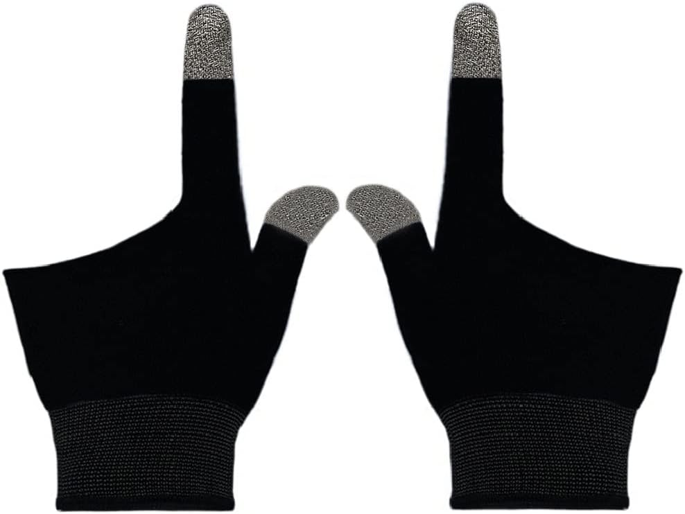 Touchscreen Gloves for Sweaty Hands, Ultra-Thin Anti-Sweat Breathable Seamless Gaming Gloves for Tablet iPad/Mobile Phone PUBG Game Touchscreen Gloves for Sweaty Hands, Ultra-Thin Anti-Sweat Breathable Seamless Gaming Gloves for Tablet iPad/Mobile Phone PUBG Game